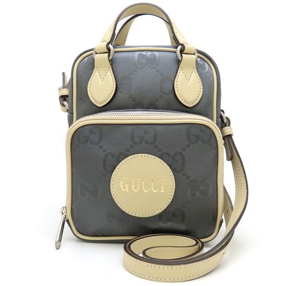 Gucci Handbags - GUCCI Cream Leather Shoulder Bag